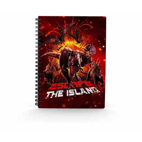 Libreta Sd Toys Efecto 3d Escape Jurassic World