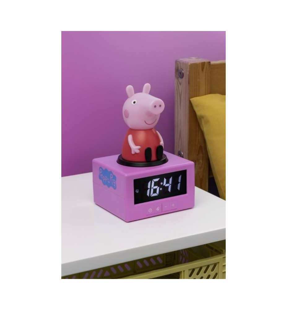 Reloj Despertador Paladone Peppa Pig Con Cable Usb