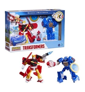 Figura Hasbro Transformers Sonic The Hedgehog Wingtail & Blue Booster