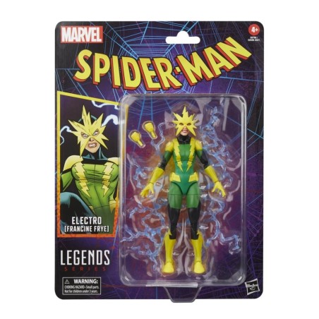 Figura Hasbro Marvel Legends Series Spider - Man Electro (francine Frye)