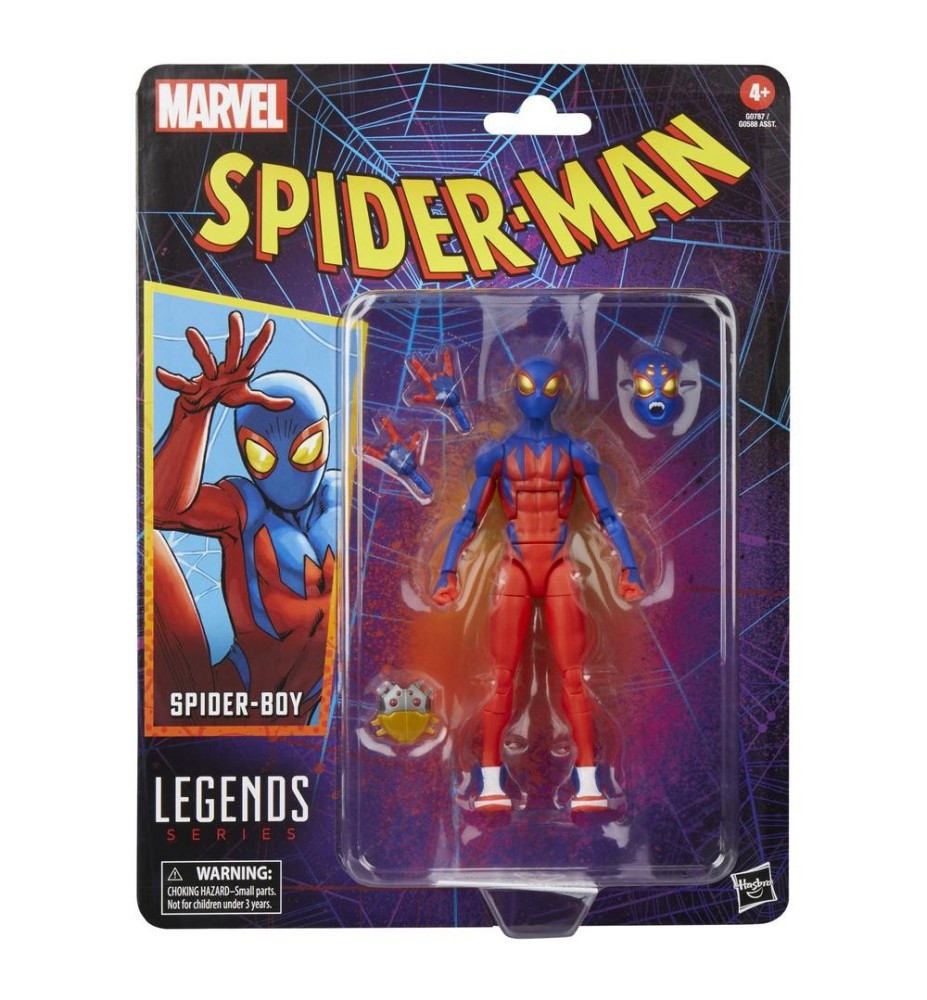 Figura Hasbro Marvel Legends Series Spider - Man Spider - Boy