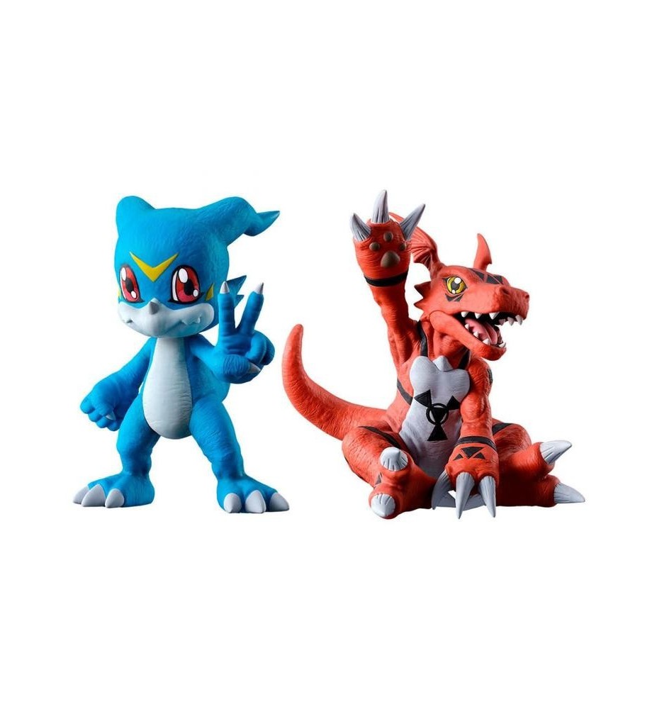 Figuras Ichibansho Digimon Two Forces That Radiate Light Veemon & Guilmon