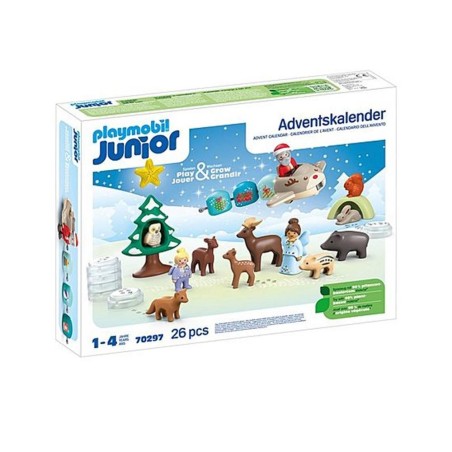 Playmobil Junior: Calendario De Adviento Navidad En La Nieve