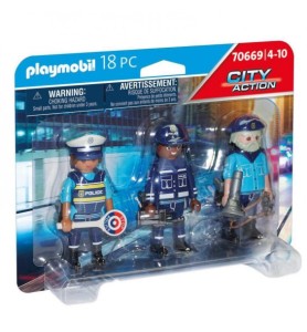 Playmobil Ciudad Set Figuras Policias