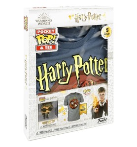 Pop & Tee Harry Potter Funko + Camiseta Trio Talla L