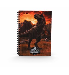 Libreta Efecto 3d Into The Wild Jurassic World