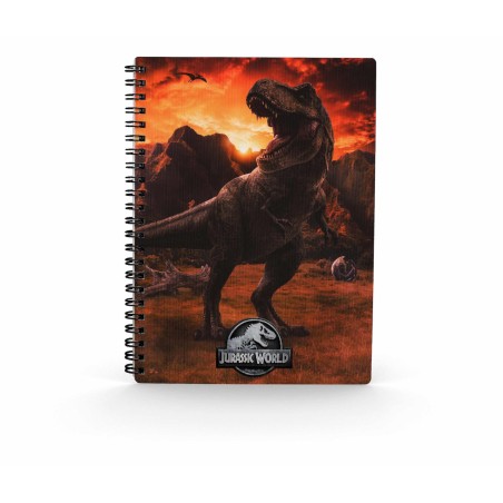 Libreta Efecto 3d Into The Wild Jurassic World