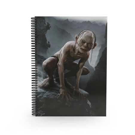 Libreta Efecto 3d Gollum El Seor De Los Anillos