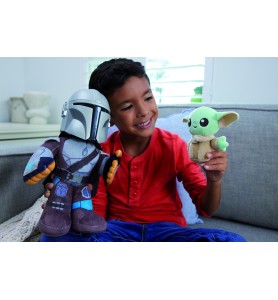 Peluche Mattel Star Wars Clan De Dos Mandalorian Y Grogu