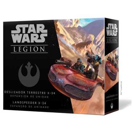 Juego De Mesa Star Wars Legion : Deslizador Terrestre X - 34 Pegi 14