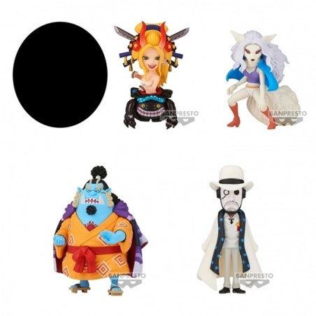 Figura Banpresto One Piece World Collectable Wanokuni Onigashima 6 Unidad Aleatoria