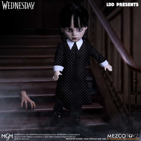 Figura Mezco Toys Living Dead Dolls Wednesday Addams 25 Cm