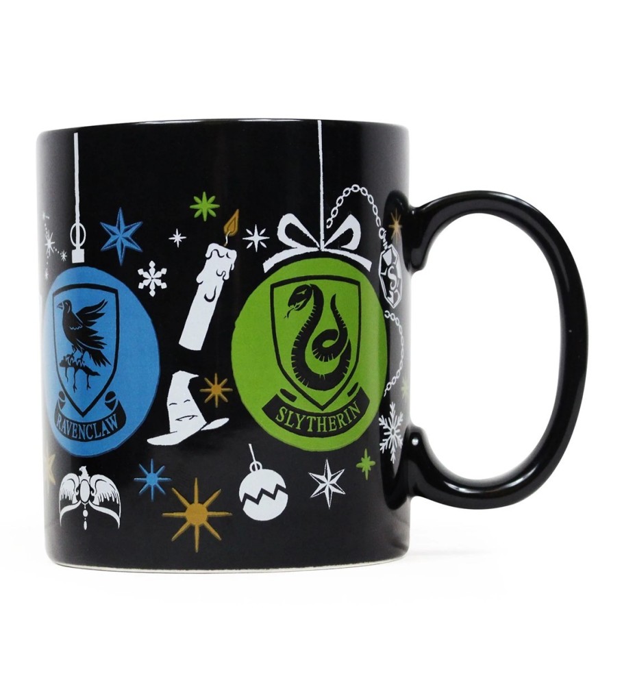 Taza Half Moon Bay Harry Potter Houses Baubles 400ml