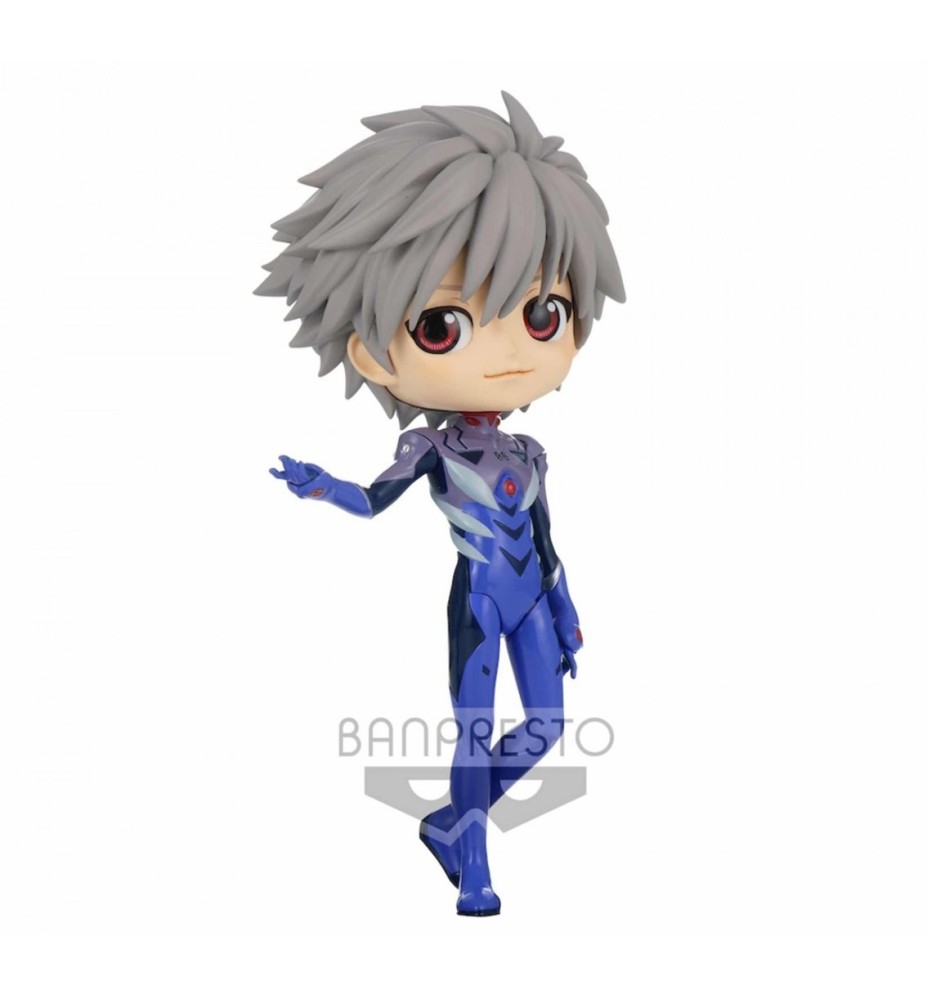 Figura Banpresto Q Posket Evangelion New Theatrical Edition Kaworu Nagisa Plugsuit Syle Ver. B