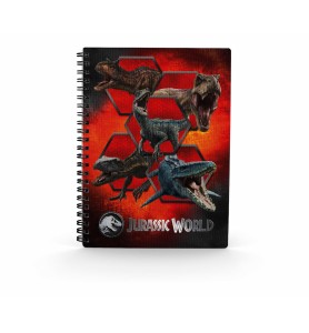 Libreta Efecto 3d Carnivorous Jurassic World