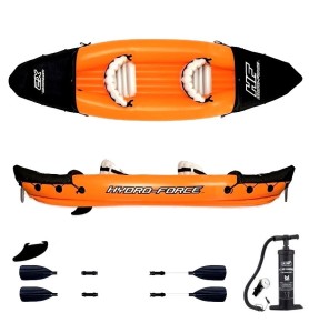 Bestway 65077 -  Kayak Hinchable Hydro - Force Lite - Rapid Con Remos 2 Personas 321 X 88 X 44 Cm