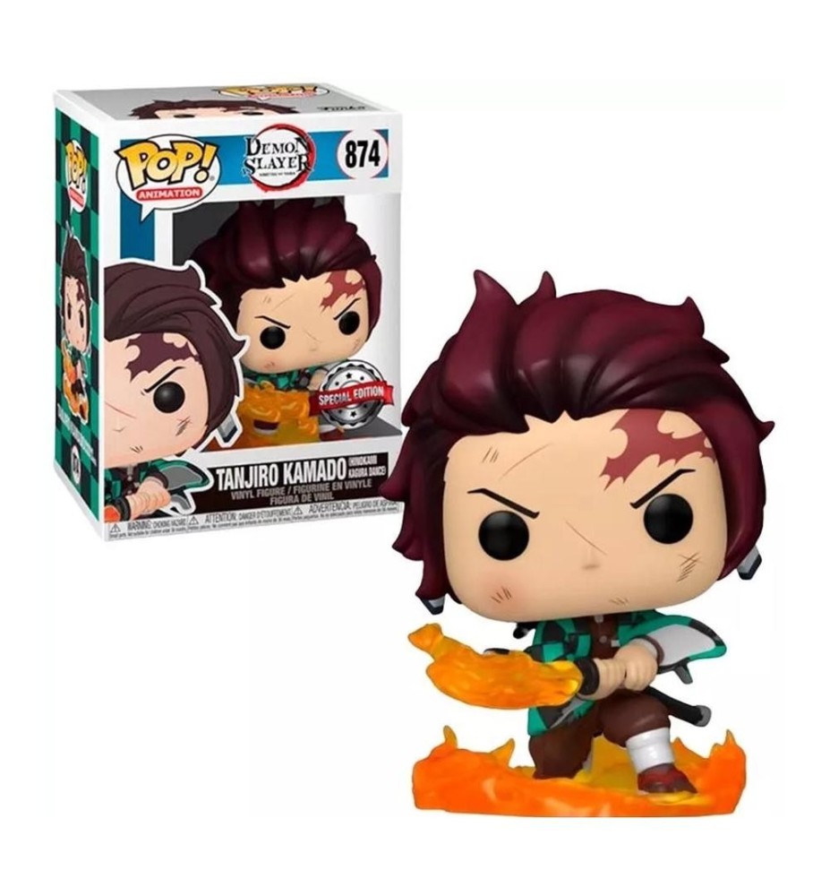 Funko Pop Demon Slayer Kimetsu No Yaiba Tanjiro Kamado Con Opcion Chase (gw) 52265