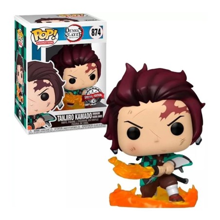 Funko Pop Demon Slayer Kimetsu No Yaiba Tanjiro Kamado Con Opcion Chase (gw) 52265