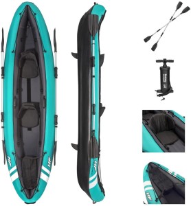 Bestway 65052 -  Kayak Ventura Hydro - Force X2 Con Remos Para Dos Personas 330 X 94 X 48 Cm