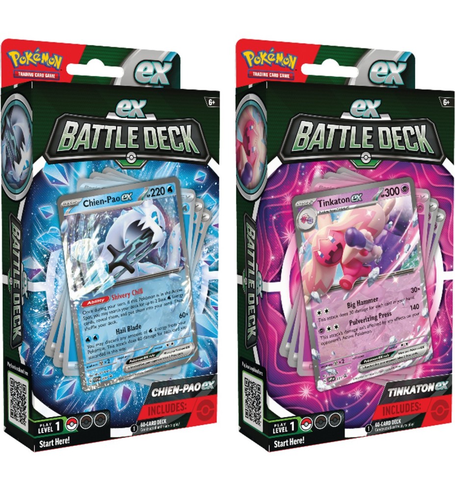 Juego De Cartas Pokémon Tcg Ex Battle Deck Chien - Pao - Tinkaton