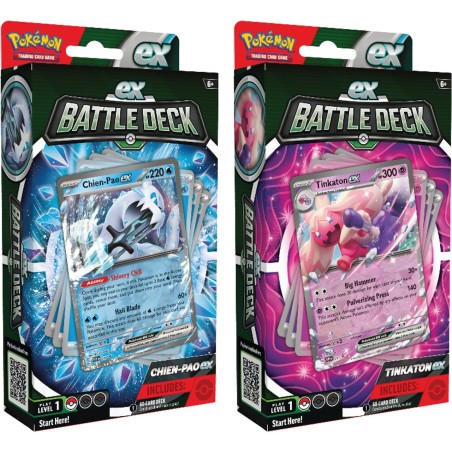 Juego De Cartas Pokémon Tcg Ex Battle Deck Chien - Pao - Tinkaton