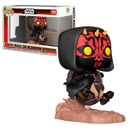 Funko Pop Deluxe Ride Star Wars The Phantom Menace Darth Maul En Aleta Sangrienta 76014