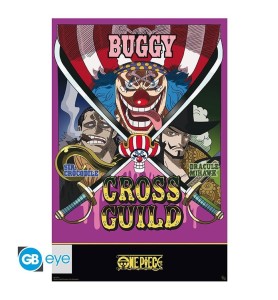 Póster Gb Eye Maxi One Piece Wanted Cross Guild