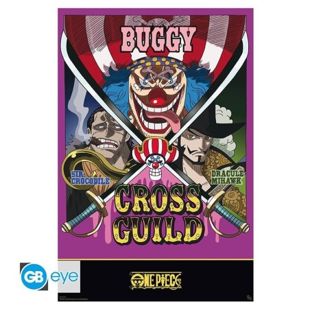 Póster Gb Eye Maxi One Piece Wanted Cross Guild