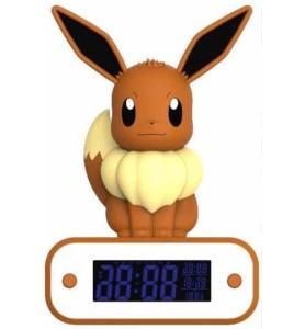 Lámpara Led Reloj Despertador Teknofun Madcow Entertainment Pokémon Eevee 20 Cm