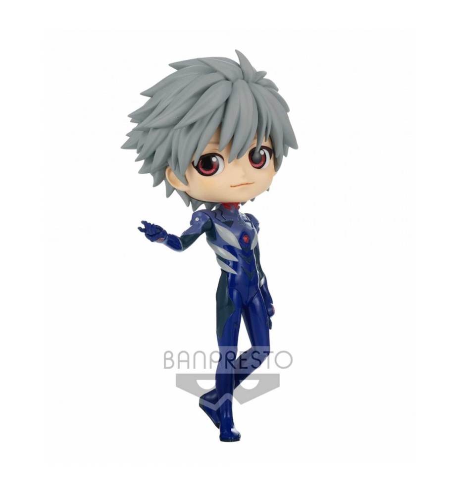 Figura Banpresto Q Posket Evangelion New Theatrical Edition Kaworu Nagisa Plugsuit Syle Ver. A