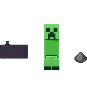 Figura Mattel Minecraft Creeper Con Accesorios Portal