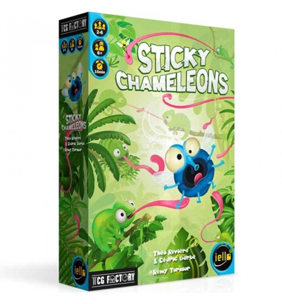 Juego De Mesa Para Niños Sticky Chameleons En Español