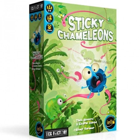 Juego De Mesa Para Niños Sticky Chameleons En Español