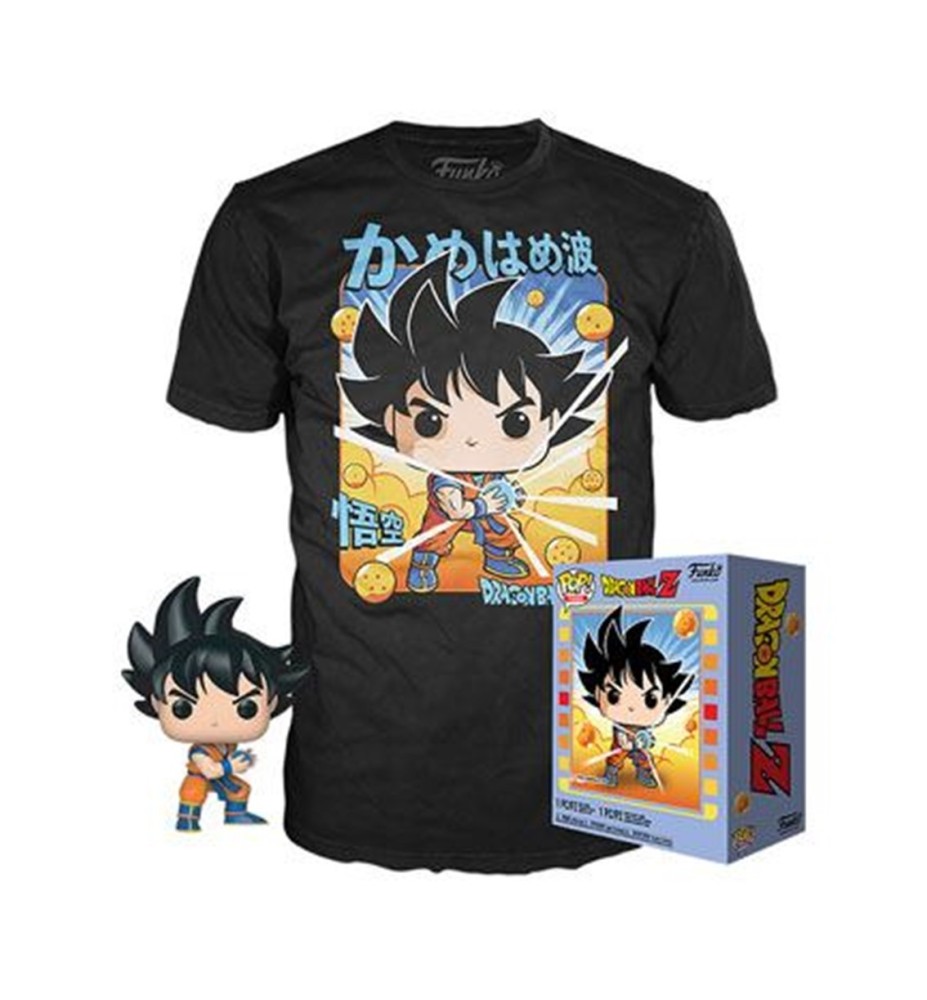 Pop & Tee Dragon Ball Z Goku Kamehameha Funko + Camiseta Talla L Ut - 56667l