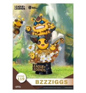 Set De 2 Figuras Beast Kingdom Dstage League Of Legends Beemo Y Bzzziggs