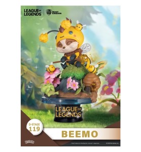 Set De 2 Figuras Beast Kingdom Dstage League Of Legends Beemo Y Bzzziggs