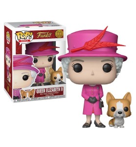 Funko Pop Personaje Historico Reina Elizabeth Ii Con Perro