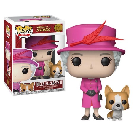 Funko Pop Personaje Historico Reina Elizabeth Ii Con Perro