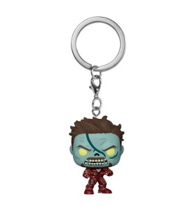 Funko Pop Keychain Llavero Marvel What If Iron Man Zombie 57400