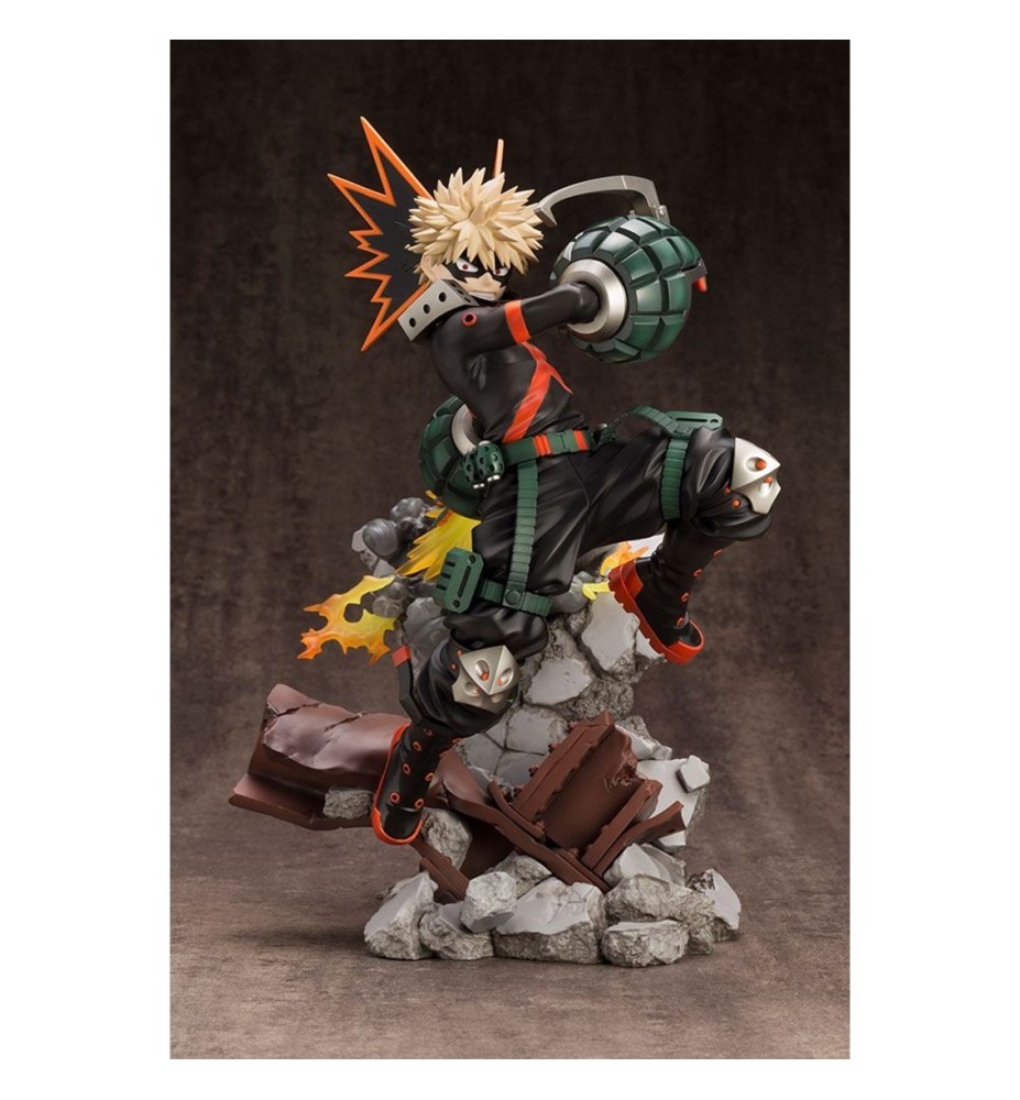 Figura Kotobukiya My Hero Academia Artfxj Katsuki Bakugo Ver 2 Bonus Edition Pvc Escala 1 - 8 26 Cm