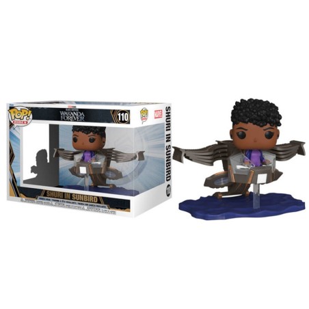 Funko Pop Super  Deluxe Marvel Black Panther Wakanda Forever Shuri In Sunbird 63947