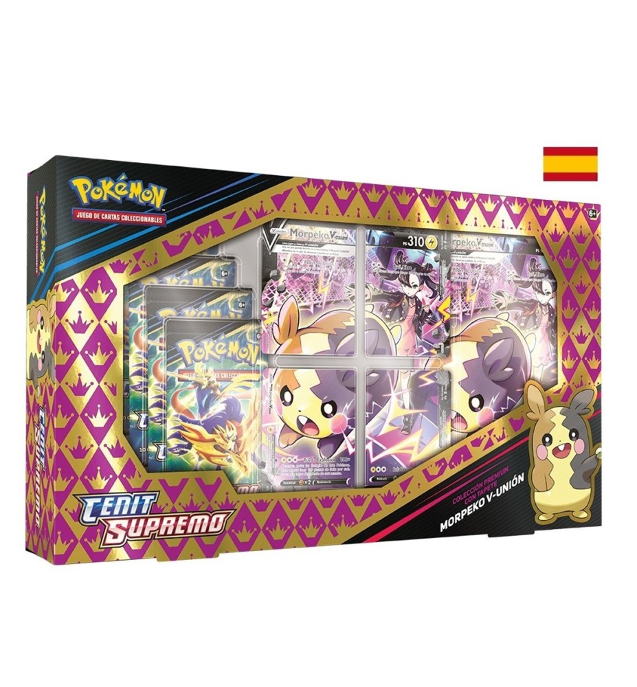 Juego De Cartas Pokémon Tcg Morpeko V - Union 12.5 Playmat Box Cenit Supremo Español