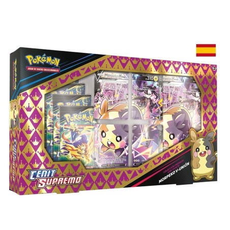 Juego De Cartas Pokémon Tcg Morpeko V - Union 12.5 Playmat Box Cenit Supremo Español