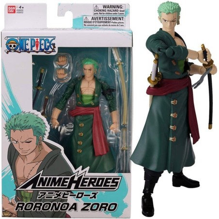 Figura Bandai One Piece Anime Heroes Roronoa Zoro