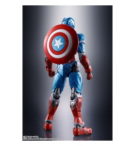 Figura Tamashii Nations Marvel Tech On Avengers Sh Figuarts Capitan America