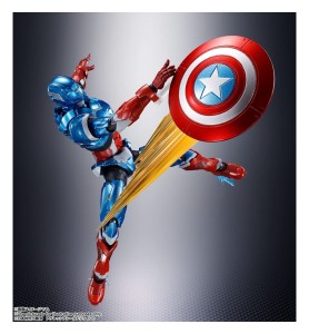 Figura Tamashii Nations Marvel Tech On Avengers Sh Figuarts Capitan America