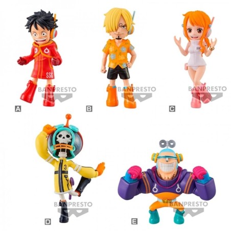 Figura Banpresto One Piece World Collectable Egg Head 1 De 7cm Unidad Aleatoria