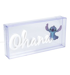 Lámpara Led Neón Paladone Stitch Ohana