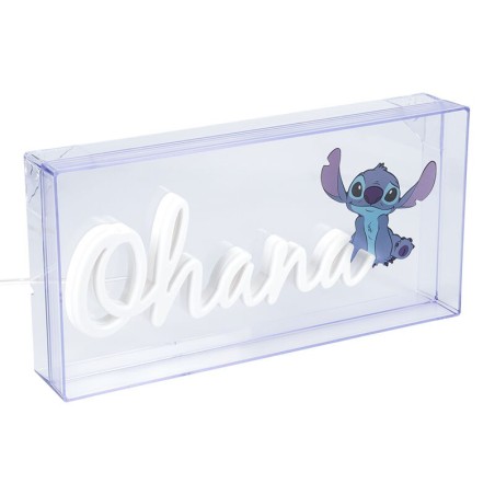 Lámpara Led Neón Paladone Stitch Ohana