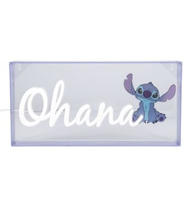 Lámpara Led Neón Paladone Stitch Ohana